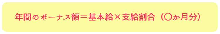 ボーナス額の計算方法【保育士人材バンク】