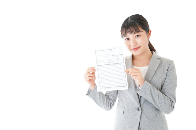 履歴書の入れ方【保育士人材バンク】